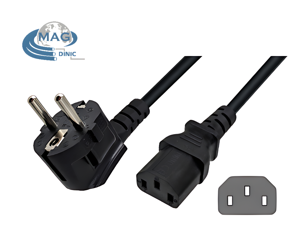 Netzkabel CEE 7/7 auf C13